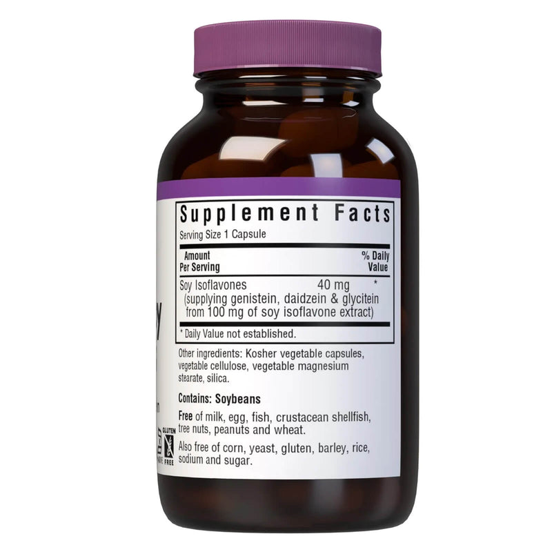 Bluebonnet Non-Gmo Soy Isoflavones 60 Veg Capsules