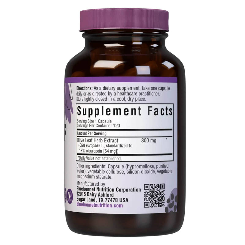Bluebonnet Olive Leaf Extract 120 Veg Capsules