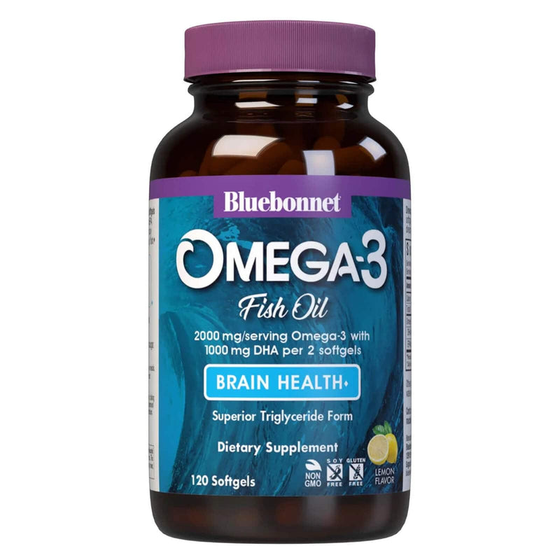 Bluebonnet Omega-3 Brain Formula 120 Softgels