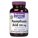 Bluebonnet Pantothenic Acid 500 mg 90 Veg Capsules