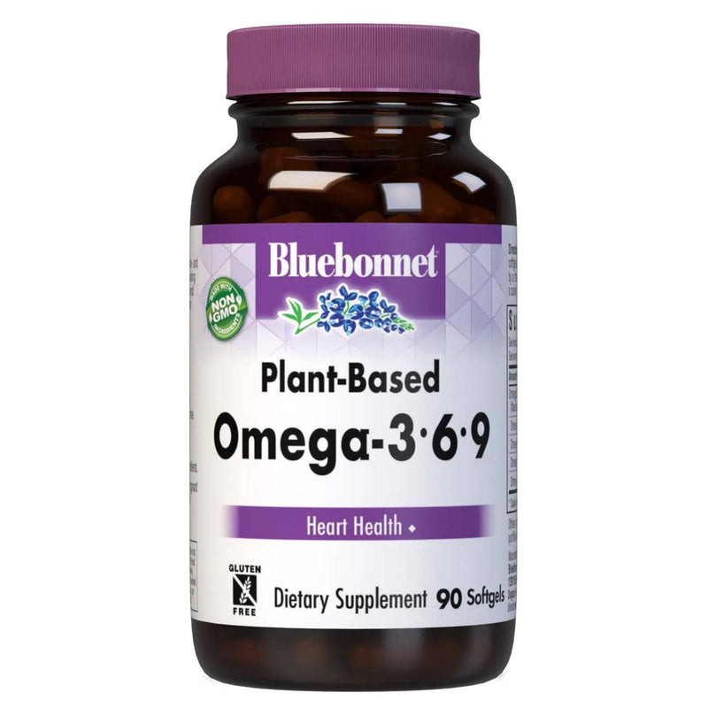 Bluebonnet Plant Based Omega 3-6-9 1000 mg 90 Softgels