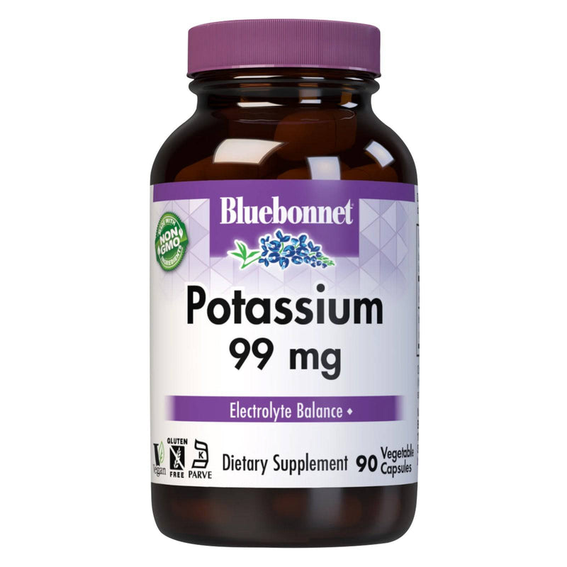 Bluebonnet Potassium 99 mg 90 Veg Capsules