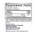 Bluebonnet Potassium Glycinate 99 mg 90 Veg Capsules - DailyVita