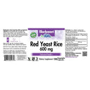 Bluebonnet Red Yeast Rice 600 mg 120 Veg Capsules - DailyVita