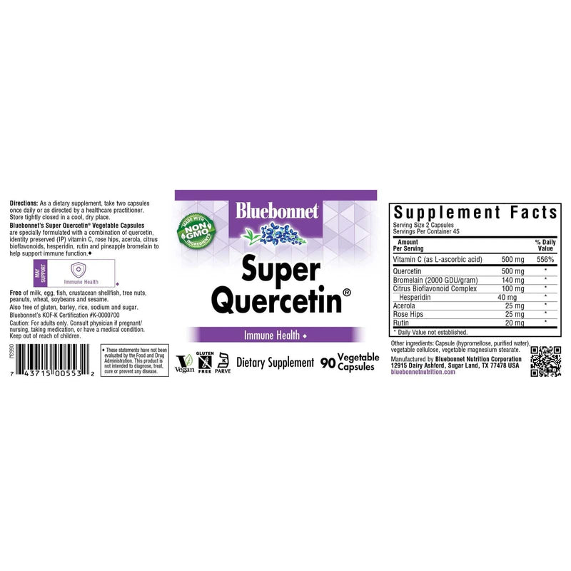 BlueBonnetSuperQUERCETIN®90ベジカプセル