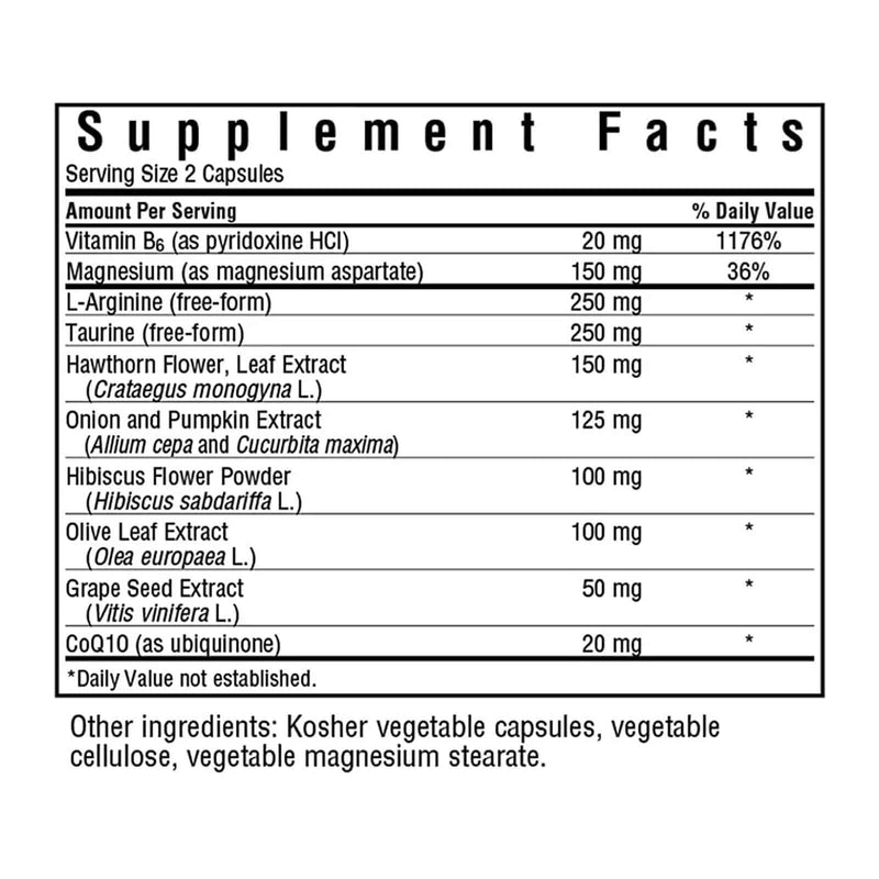 Bluebonnet Targeted Choice Blood Pressure Support 90 Veg Capsules