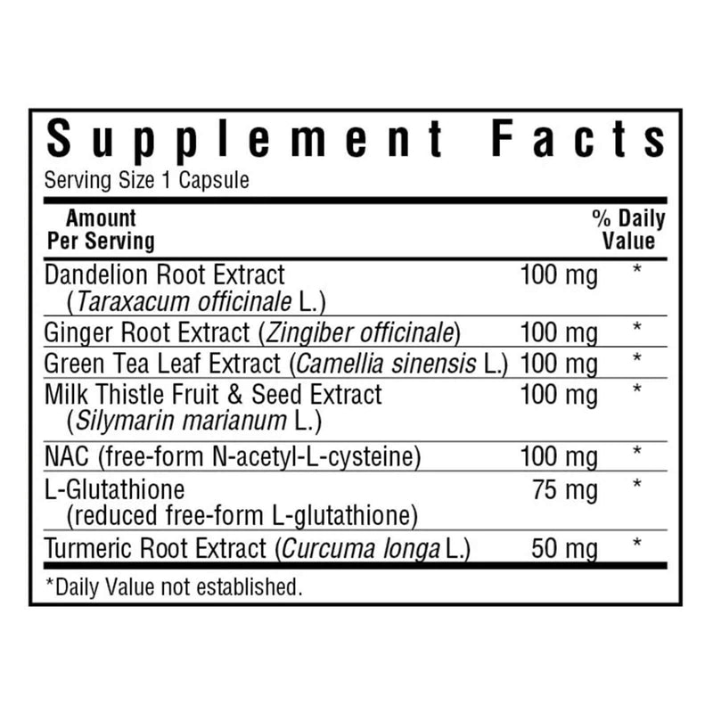 Bluebonnet 靶向选择肝排毒30 VEG胶囊