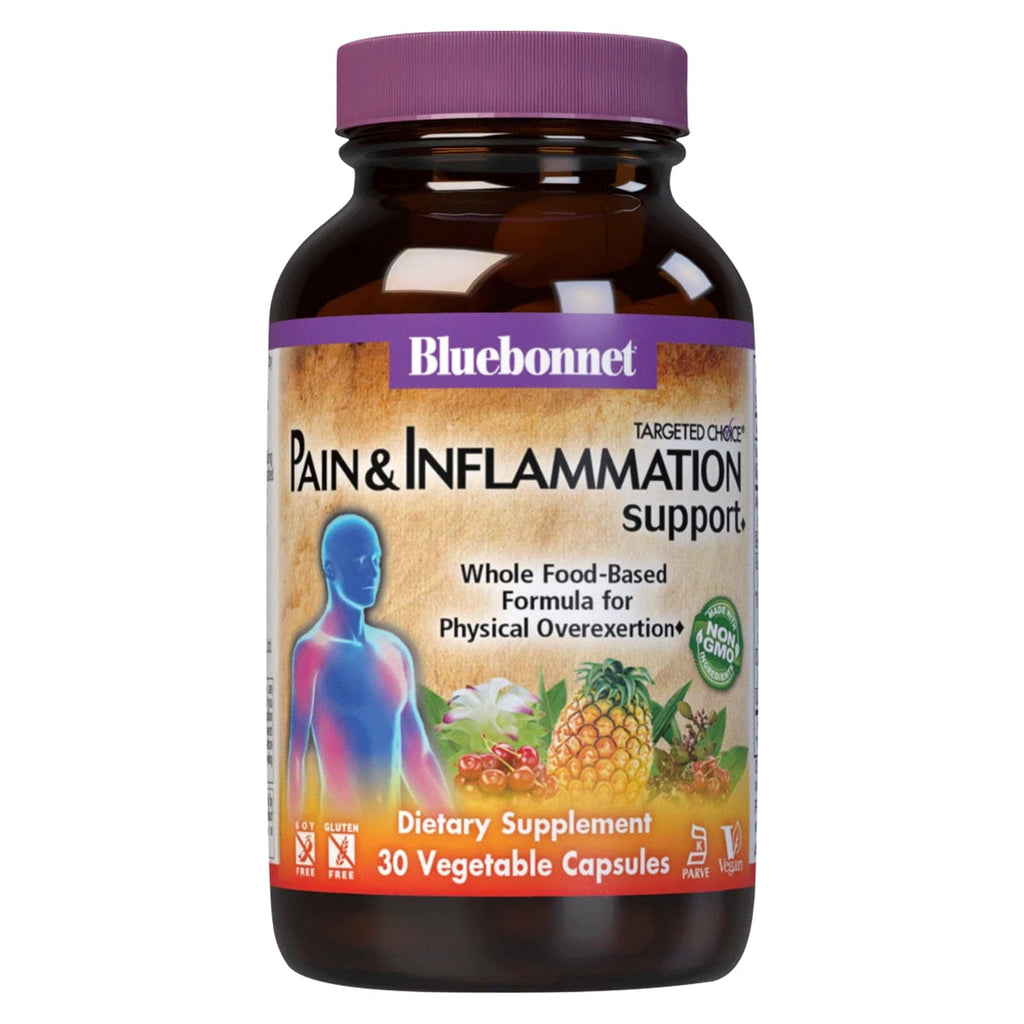 Bluebonnet Targeted Choice Pain & Inflammation Support 30 Veg Capsules - DailyVita