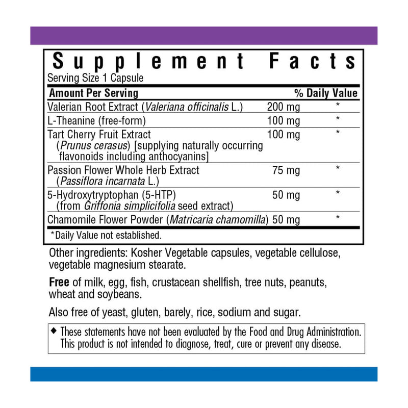 Bluebonnet Targeted Choice Sleep Support 60 Veg Capsules - DailyVita