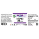 Bluebonnet Taurine 500 mg 50 Veg Capsules - DailyVita