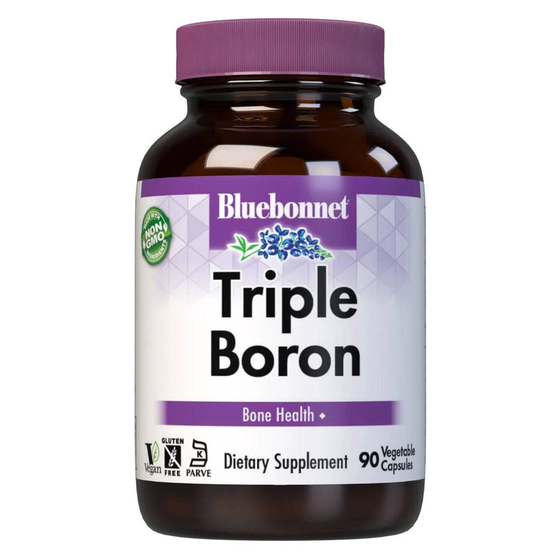 Bluebonnet Triple Boron 3 mg 90 Veg Capsules