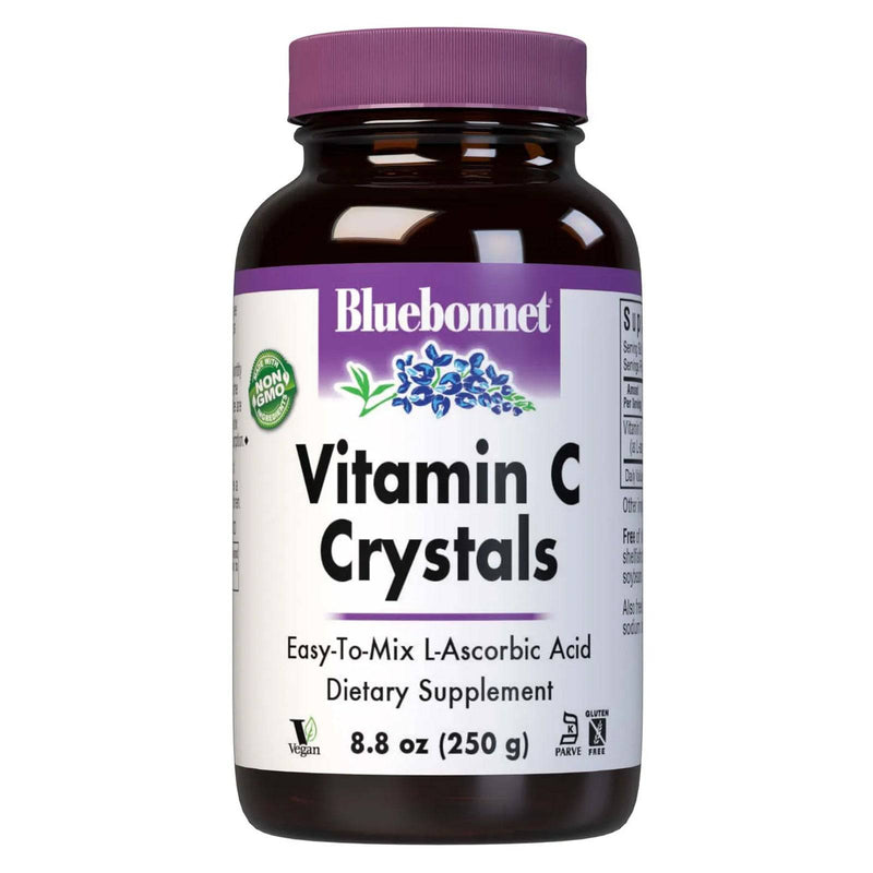 Bluebonnet Cristais de vitamina C Cristais de 8,8 oz