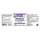 Bluebonnet Vitamin D3 125 mcg (5000 IU) 100 Softgels - DailyVita