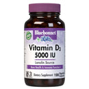 Bluebonnet Vitamin D3 125 mcg (5000 IU) 120 Veg Capsules - DailyVita