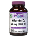 Bluebonnet Vitamin D3 25 mcg (1000 IU) 250 Softgels - DailyVita