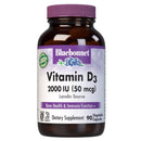 Bluebonnet Vitamin D3 50 mcg (2000 IU) 90 Veg Capsules - DailyVita