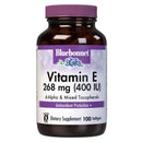 Bluebonnet Vitamin E 268 mg (400 IU) Mixed 100 Softgels - DailyVita
