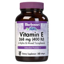 Bluebonnet Vitamin E 268 mg (400 IU) Mixed 50 Softgels - DailyVita