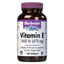 Bluebonnet Vitamin E 670 mg (1000 IU) Mixed 100 Softgels - DailyVita