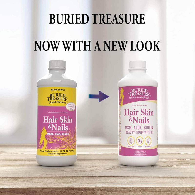 Buried Treasure Hair Skin & Nail Magnesium Nutrients 16 fl oz (473 ml)