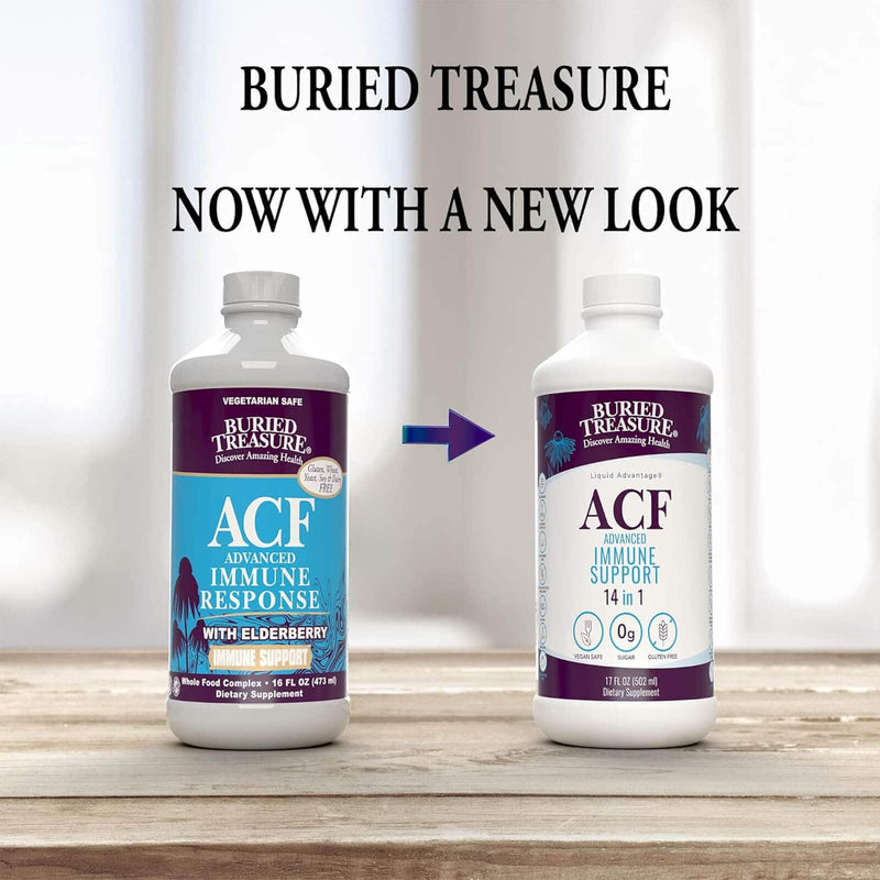 Buried Treasure ACF Advanced Immune Response and Immune Support 16 fl.oz（473ml）