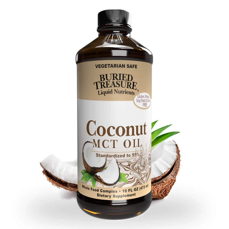 Buried Treasure Coconut MCT Oil Liquid Nutrients 16 fl oz (473 ml)