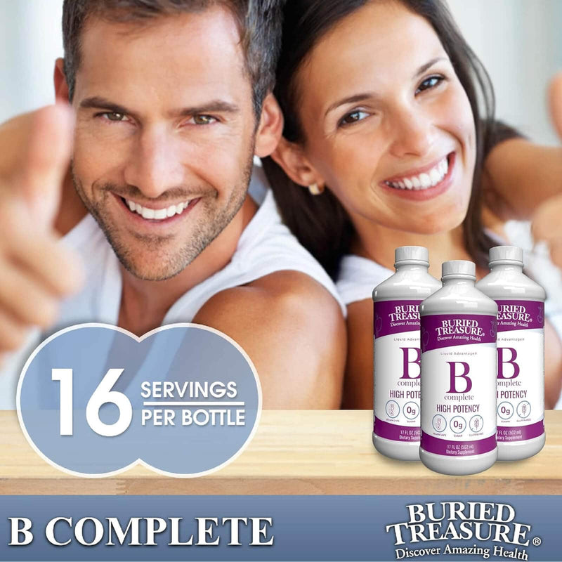 Nutrientes Líquidos de Vitaminas B del Tesoro Enterrado 16 fl.oz (473ml)