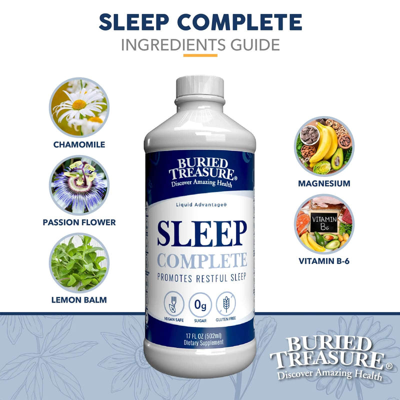 Buried Treasure Sleep Complete Liquid Nutrients 17 fl oz (502 ml)