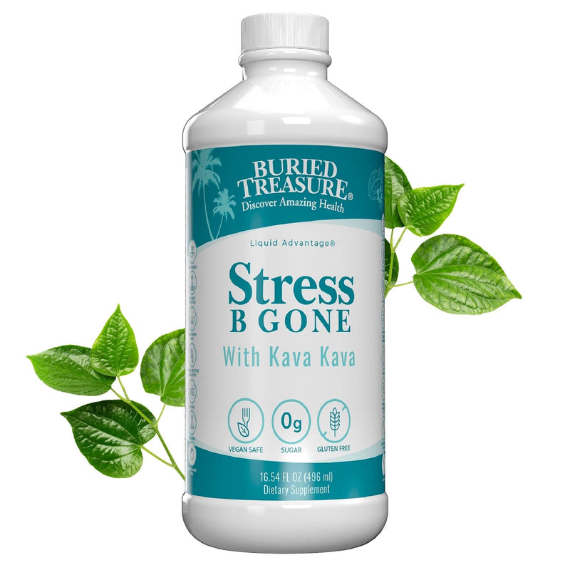 Tesoro enterrado Stress B Gone Nutrientes líquidos 16 fl.oz (473ml)