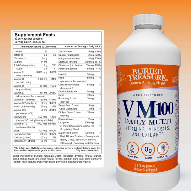 Buried Treasure VM100 Nutrientes Líquidos Completos 32 fl.oz (946ml)