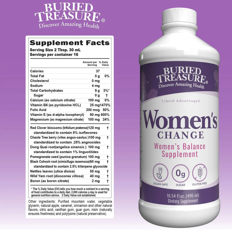 Nutrientes Líquidos Cambiantes para Mujeres del Tesoro Enterrado 16 fl.oz (473ml)