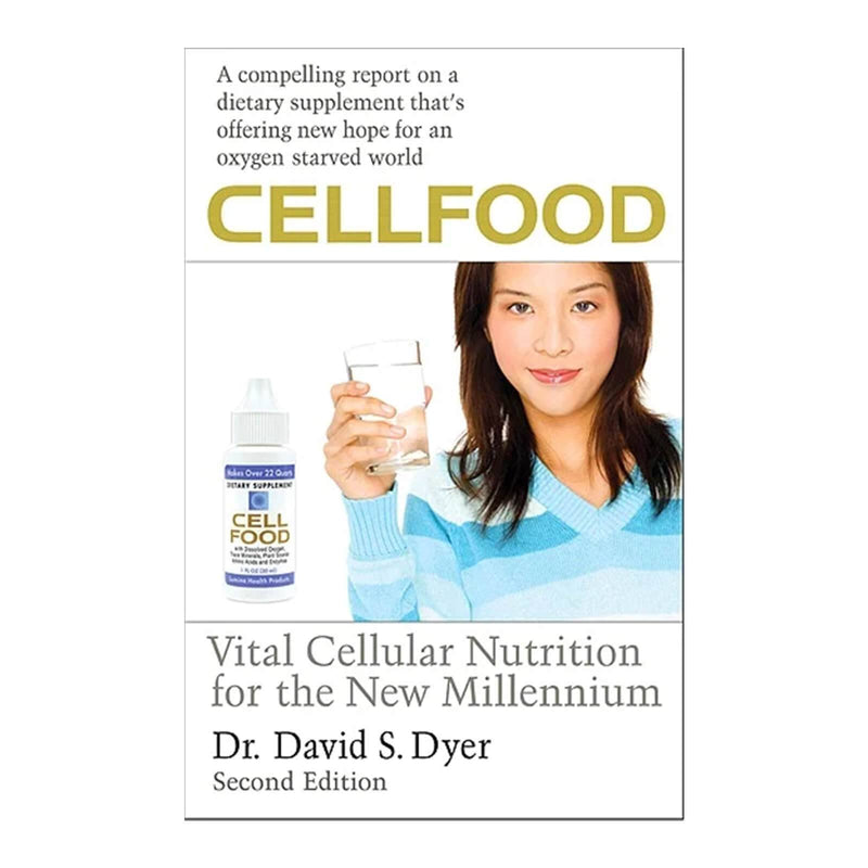 Cellfood Liquid Concentrate 1 oz + Free CellFood book by Lumina Health Oxygen Energy