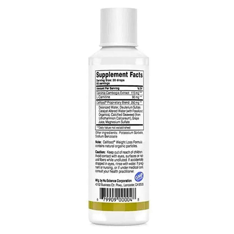 Fórmula de pérdida de peso natural Cellfood 4 oz