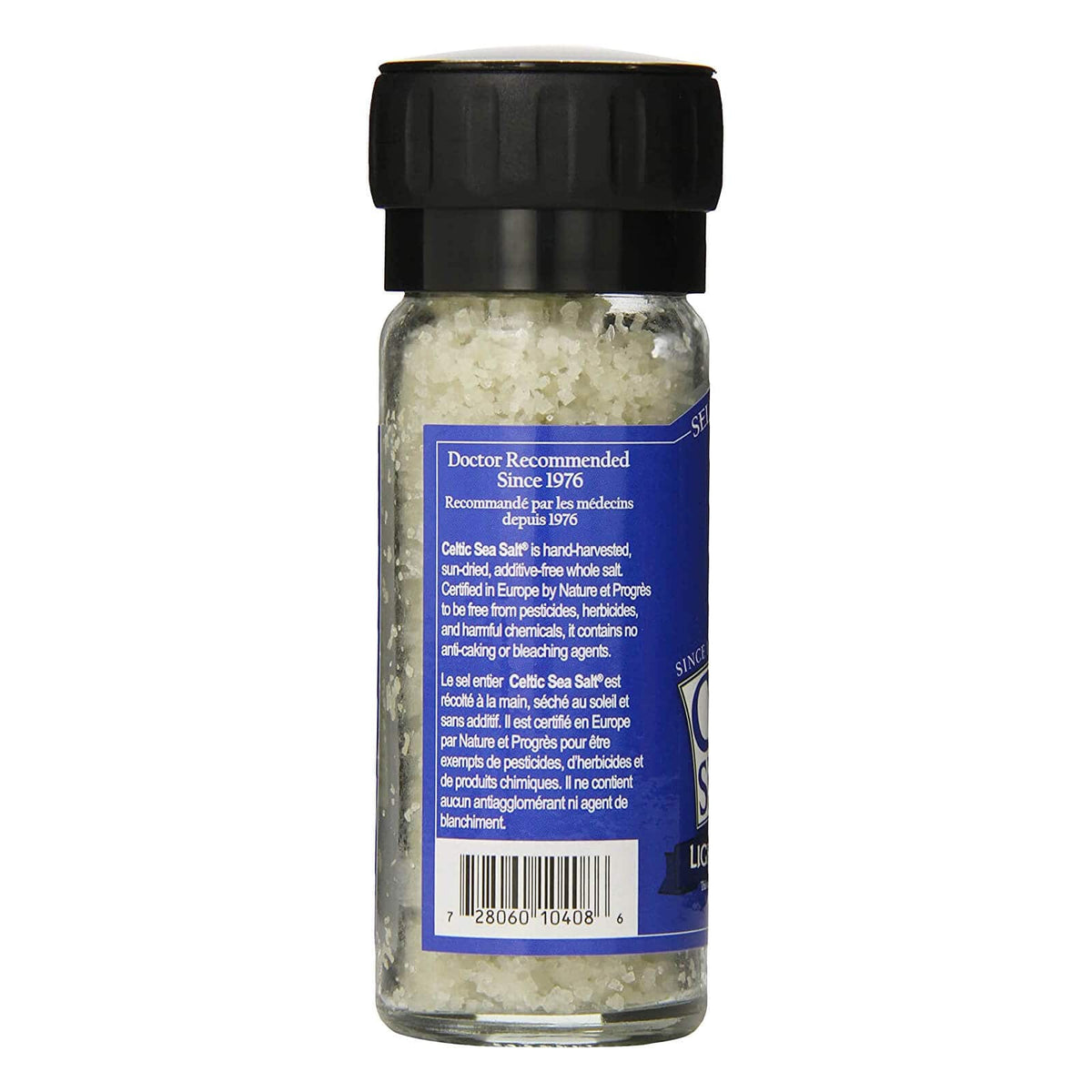 Celtic Sea Salt Light Grey 3 oz Large Grinder | DailyVita