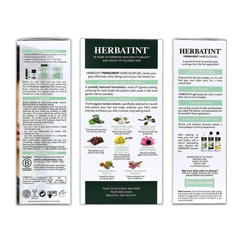 Herbatint Permanent Hair Color Gel  - 쿠퍼 골드 9DR