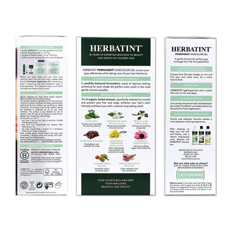 Herbatint Tinte Permanente en Gel - Ciruela FF3