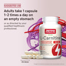 Jarrow Formulas L-Carnitine 500 500 mg 50 Veggie Caps - DailyVita