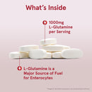Jarrow Formulas L-Glutamine 1000 mg 100 Tablets - DailyVita