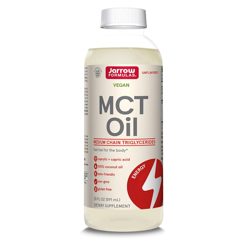 Jarrow Formulas MCT Oil C8 + C10 Unflavored 20 fl oz (591 ml)