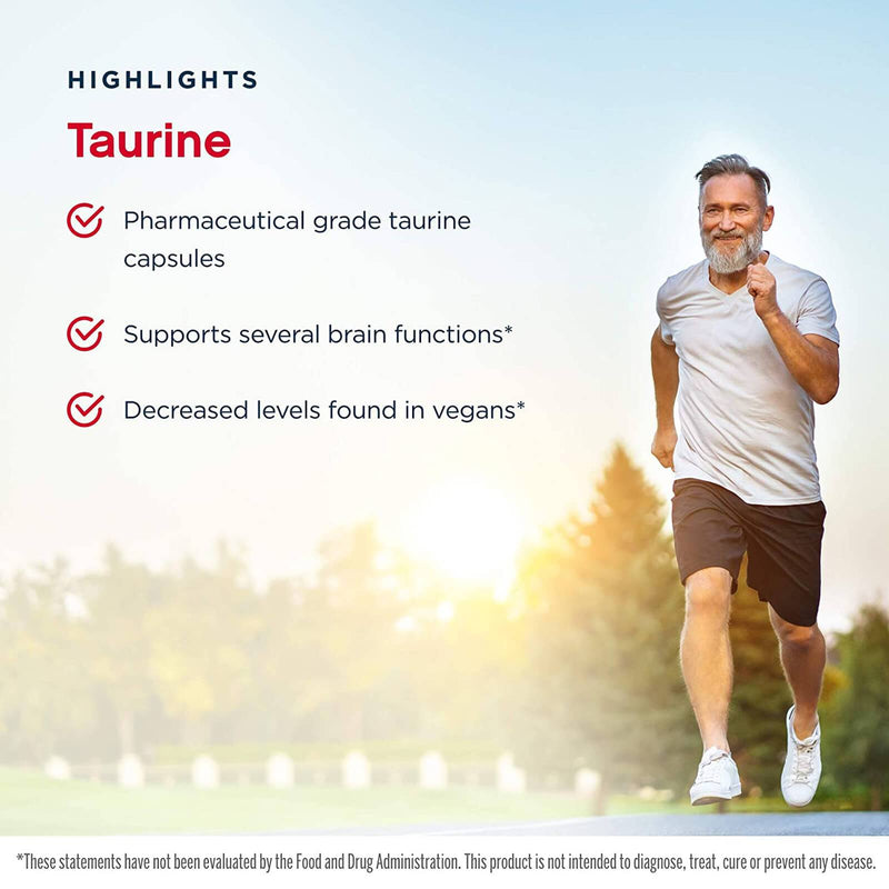 Jarrow Formulas Taurine 1000 mg 100 Capsules