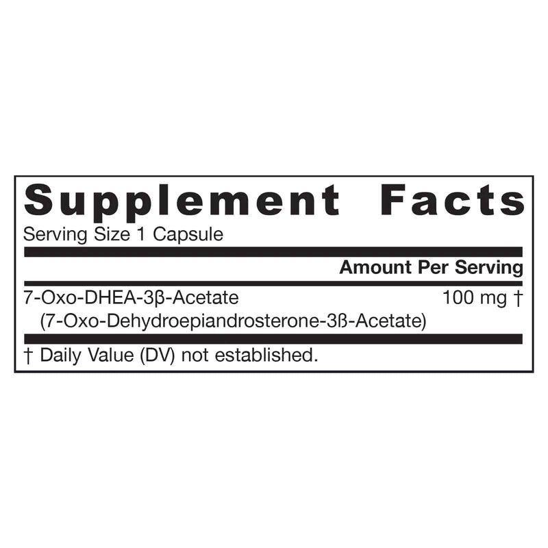 Jarrow Formulas, 7-케토 DHEA, 100 mg, 30 식물성 캡슐