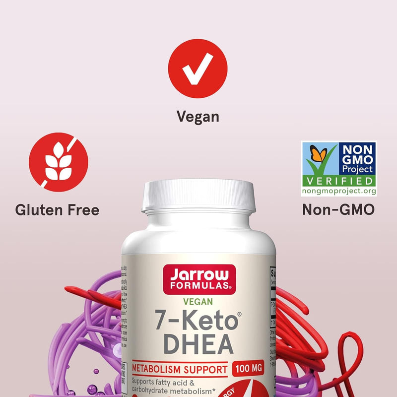 Jarrow Formulas 7-酮DHEA 100 mg 90蔬菜帽