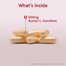 Jarrow Formulas Acetyl L-Carnitine 500 mg 120 Veggie Caps - DailyVita