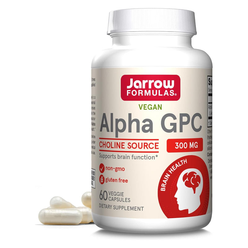 Jarrow Formulas Alpha GPC 300 mg 60 Veggie Caps