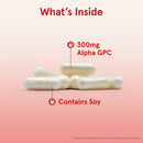 Jarrow Formulas Alpha GPC 300 mg 60 Veggie Caps - DailyVita
