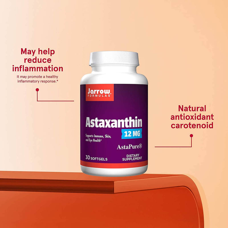 Jarrow Formulas Astaxanthin 12 mg 30 Softgels