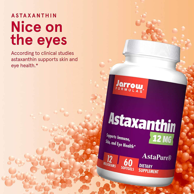 Jarrow Formulas Astaxanthin 12 mg 60 Softgels