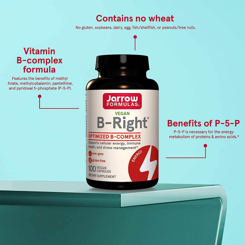 Jarrow Formulas、B-Right Complex、100 Veggie Caps