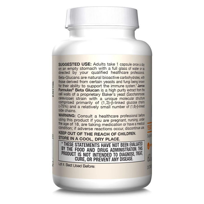 Jarrow Formulas Beta Glucan 250 mg 60 Capsules