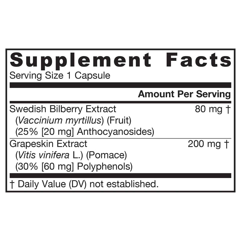 Jarrow Formulas 只醇 +葡萄干多酚120蔬菜帽